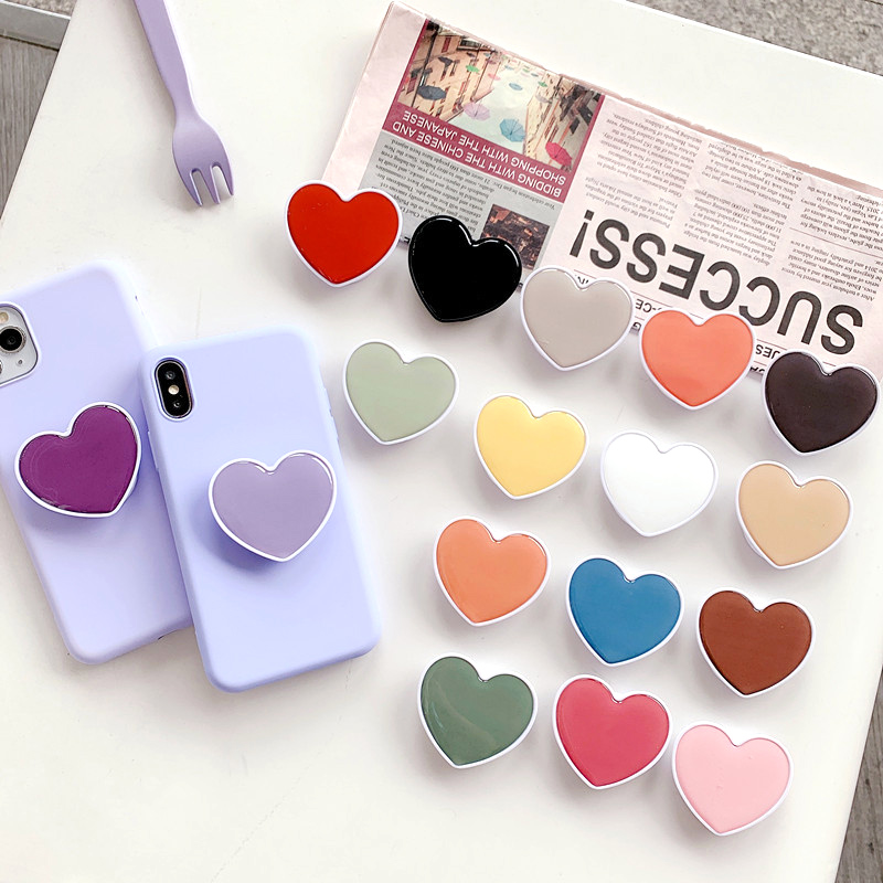 Phone Accessories Business - Pemegang soket ponsel bentuk hati Universal,