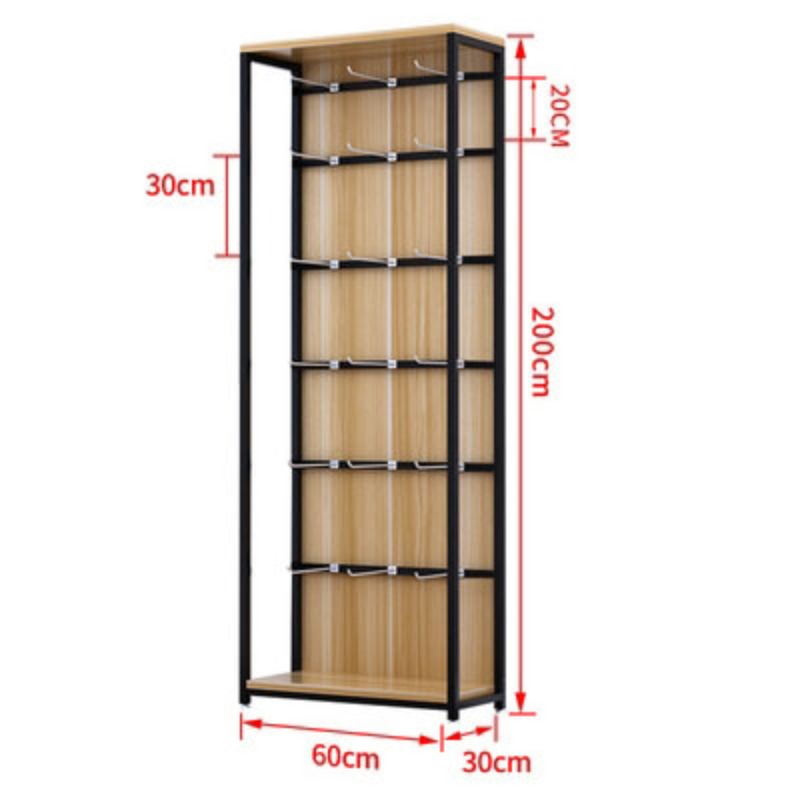 Phone Accessories Rack Display - Rak pajangan supermarket, sandal, ponsel, alat