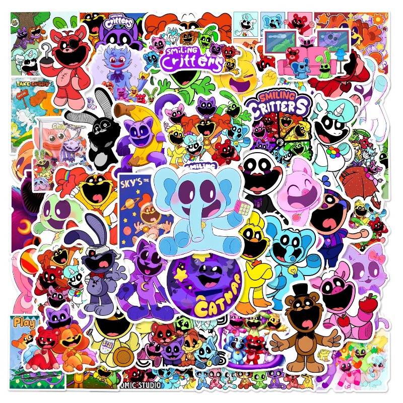 Phone Accessories Diy - Stiker DIY Seri Poppy Playtime 50PCS