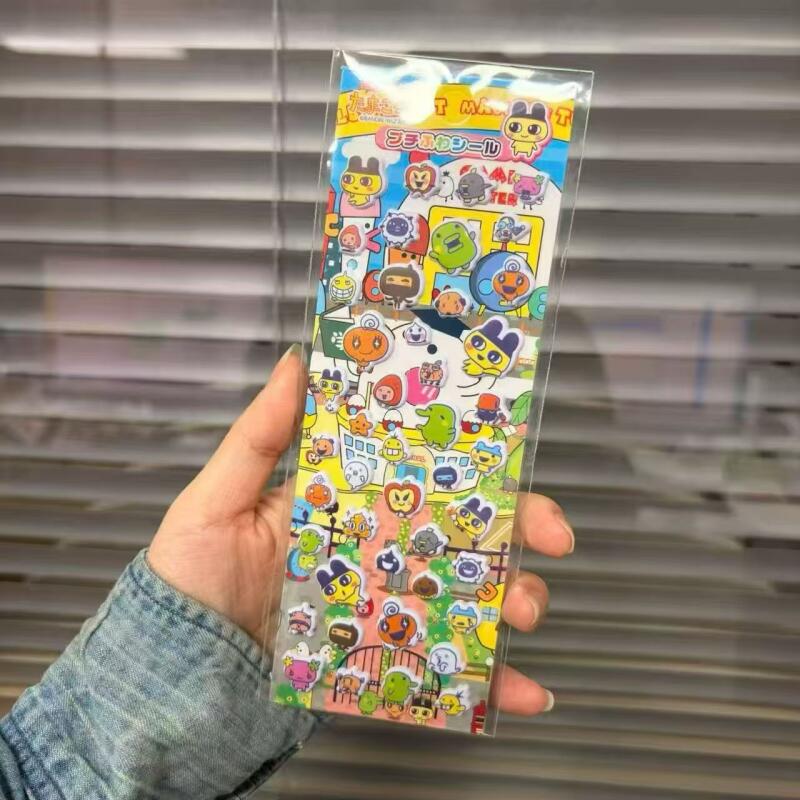 Phone Accessories Diy - 6 Buah Stiker Gelembung Kartun Tamagotchi