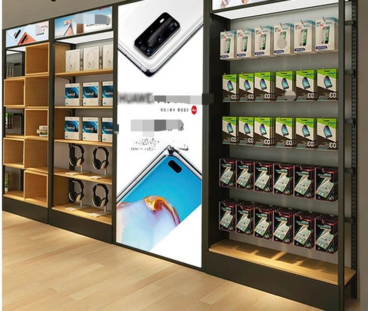 Phone Accessories Rack Display - Lemari pajang ponsel 2 rak pajang
