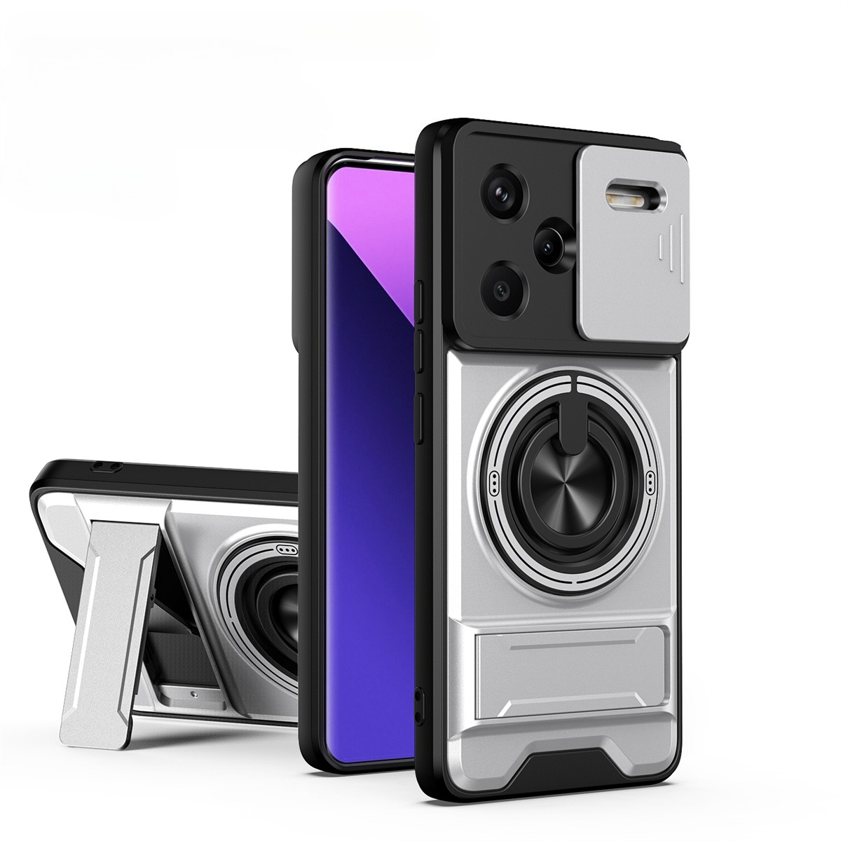 Phone Ring Holder - Casing Ponsel Lensa Geser untuk Xiaomi