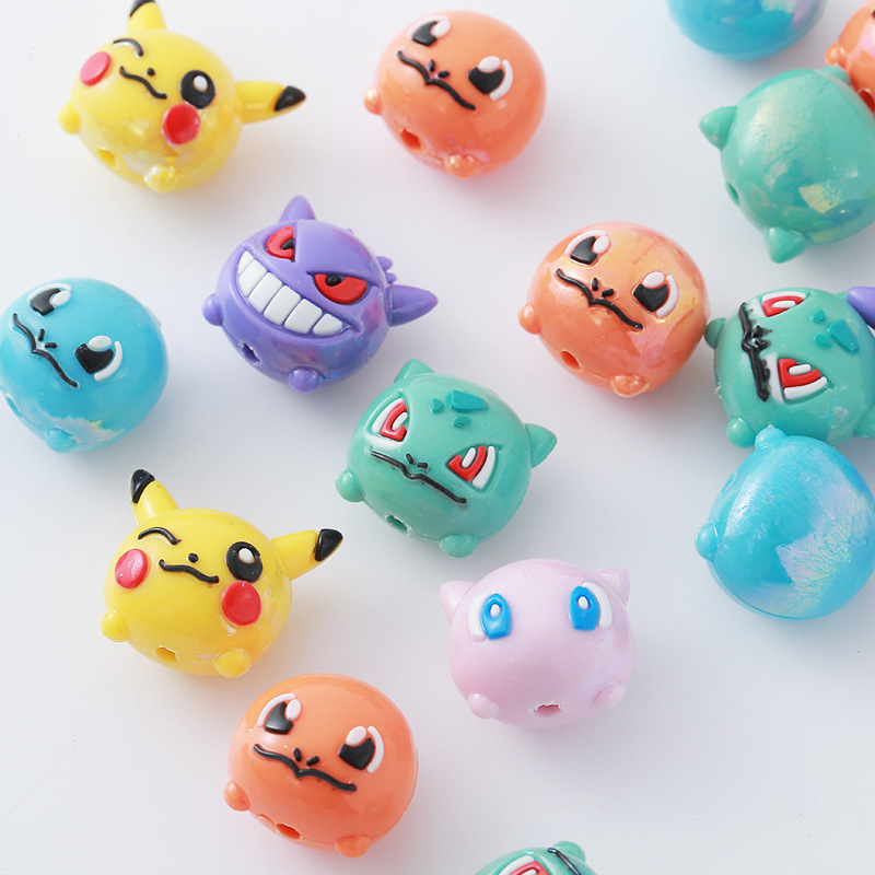 12 Buah Manik Pokémon DIY Tali - Phone Accessories Diy ulasan dan harga