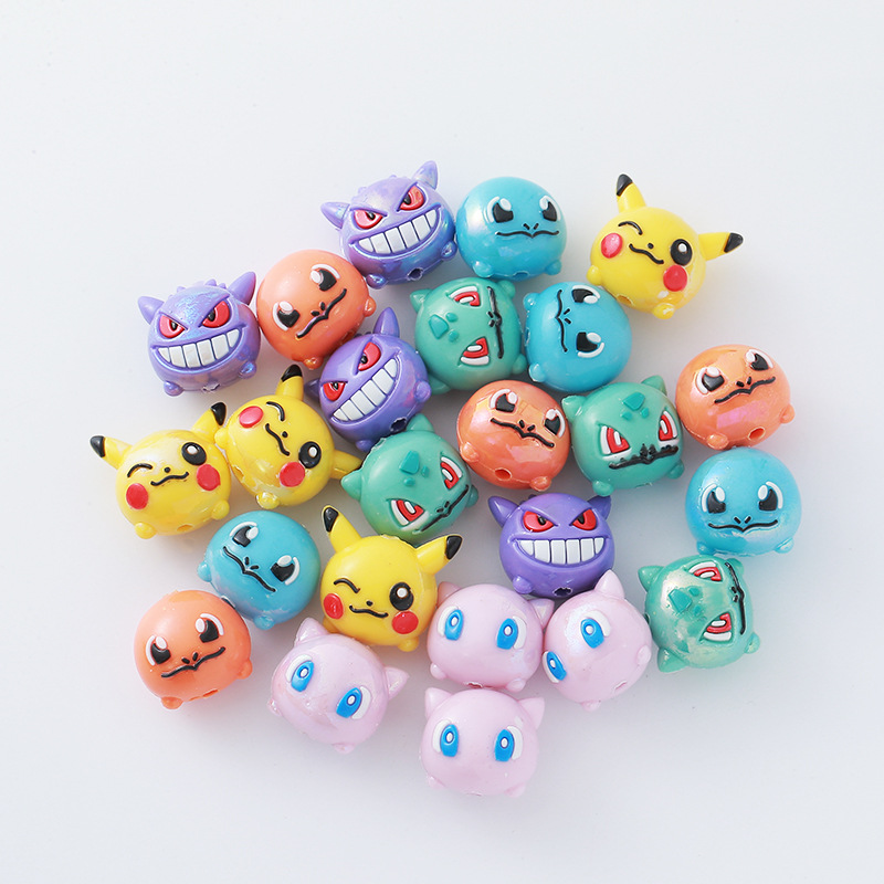 12 Buah Manik Pokémon DIY Tali - Phone Accessories Diy ulasan dan harga