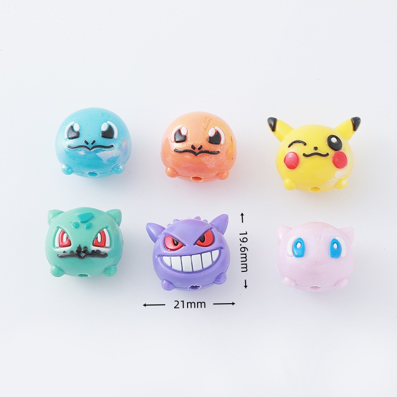 12 Buah Manik Pokémon DIY Tali - Phone Accessories Diy ulasan dan harga