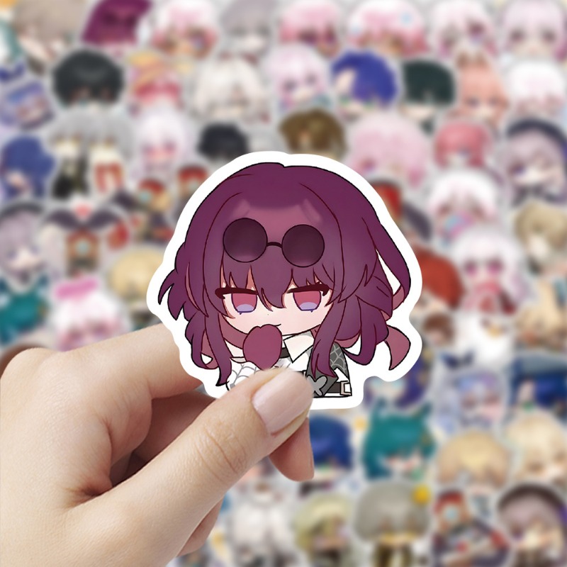 Stiker Versi Q Seri Game Honka - Phone Accessories Diy ulasan dan harga
