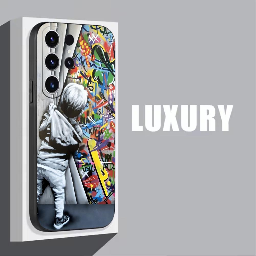 Casing Ponsel Seni Grafiti Ban - Samsung Accessories Phone ulasan dan harga