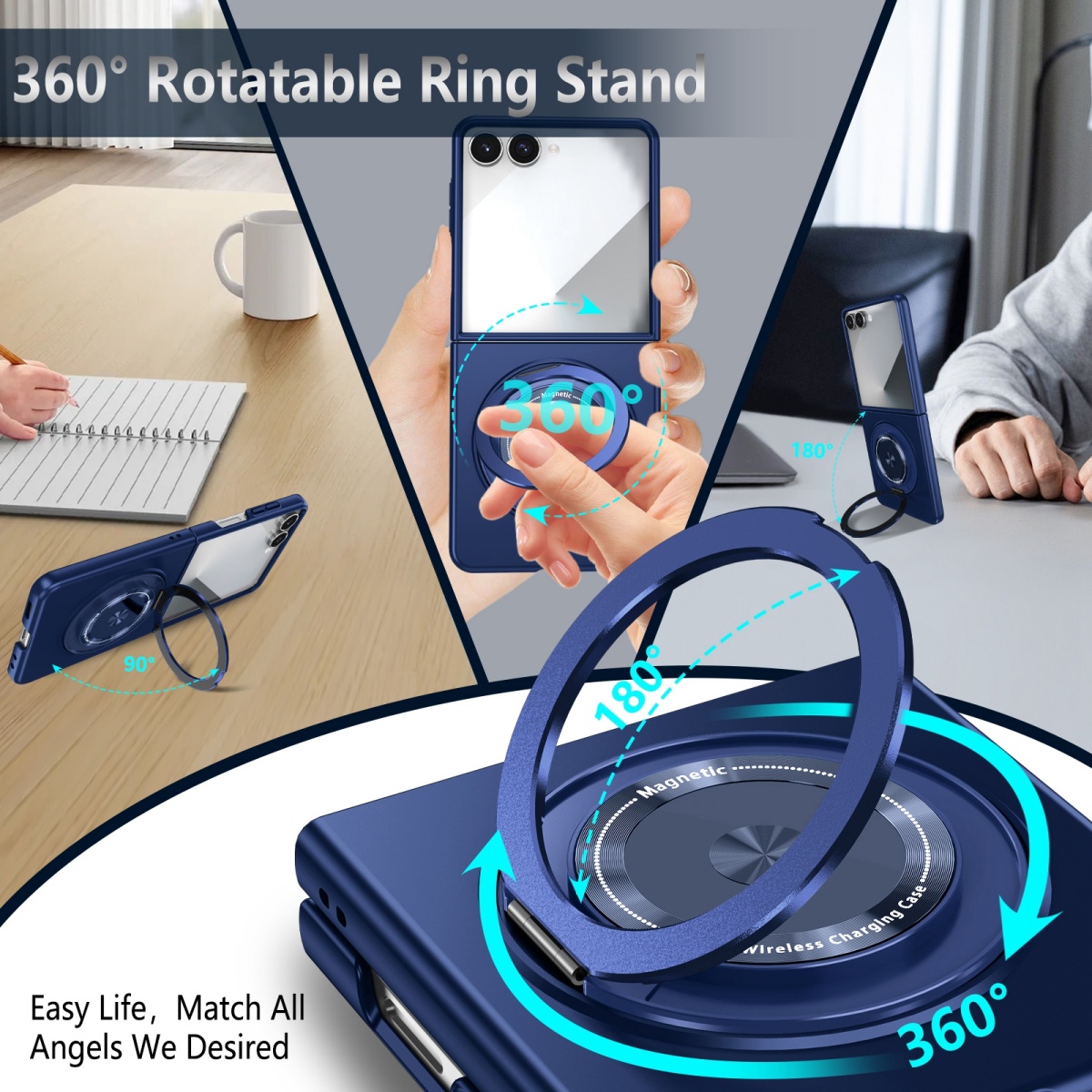 Casing Ponsel Tempat Cincin Pu - Phone Ring Holder ulasan dan harga