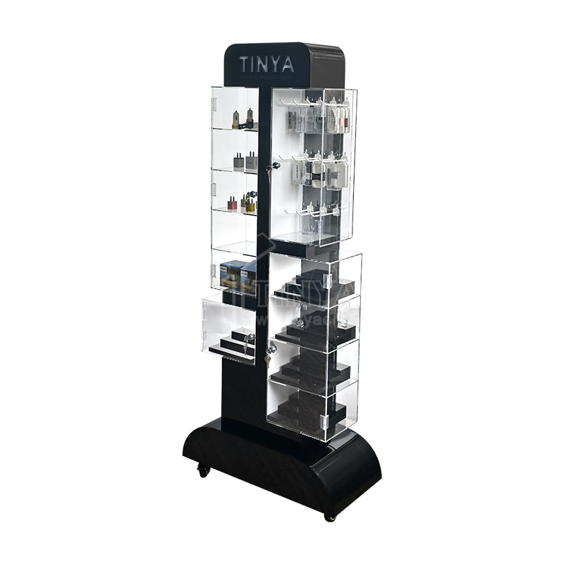 Rak Display Toko Ritel Kustom  - Phone Accessories Rack Display ulasan dan harga