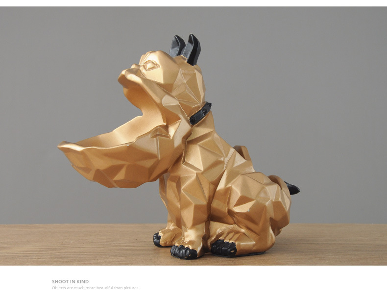 Kreatif Geometris Bulldog Resi - Phone Accessories Europe ulasan dan harga