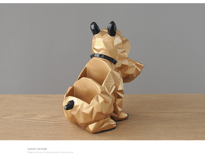 Kreatif Geometris Bulldog Resi - Phone Accessories Europe ulasan dan harga