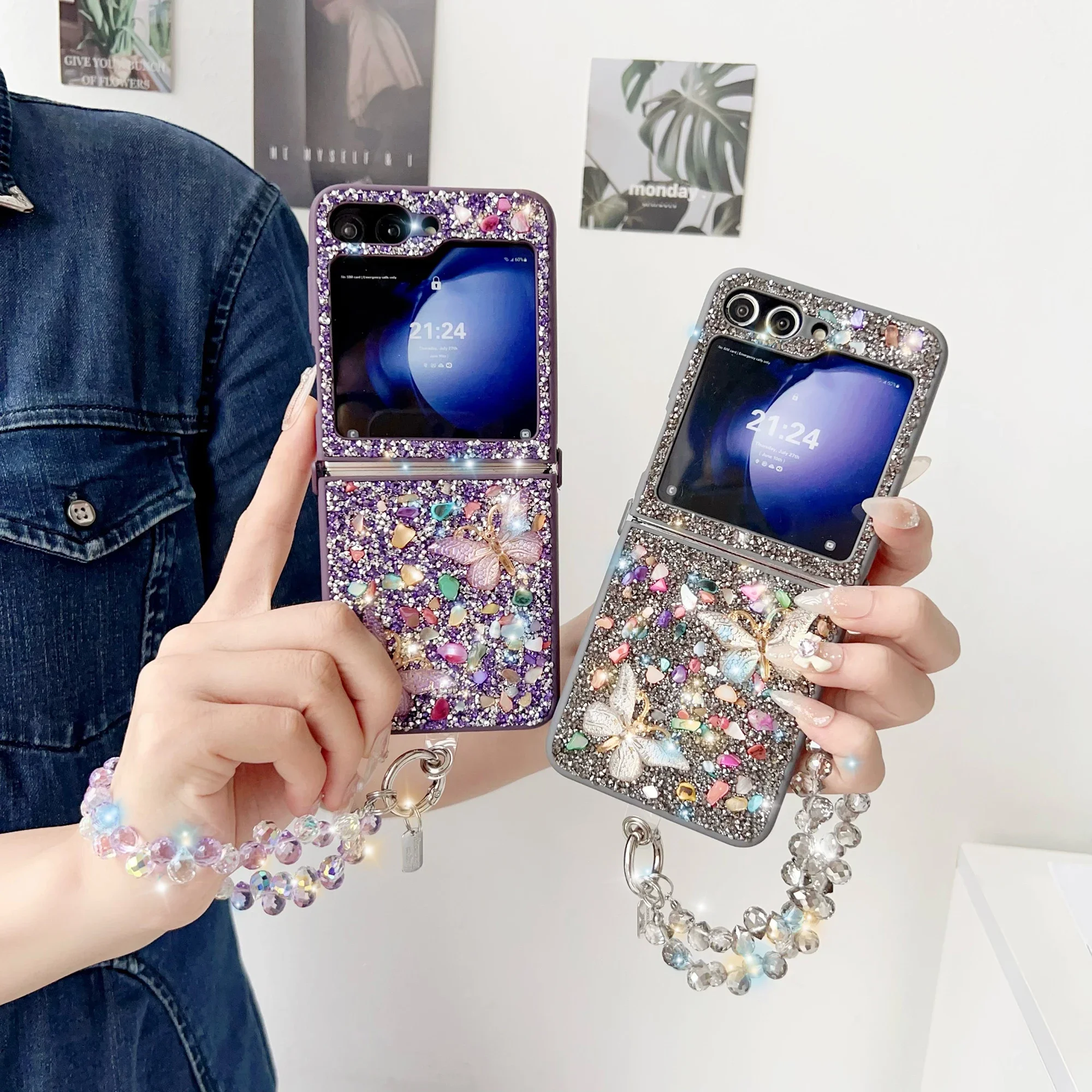 Casing Ponsel Glitter Mewah un - Samsung Accessories Phone ulasan dan harga