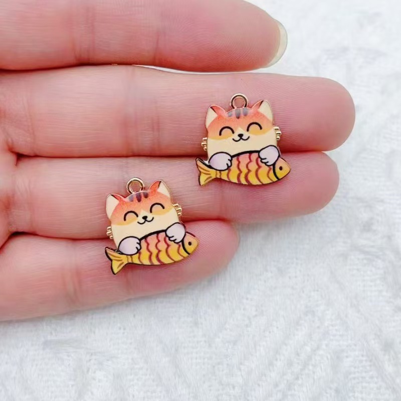 10 buah liontin hewan kartun l - Phone Accessories Diy ulasan dan harga