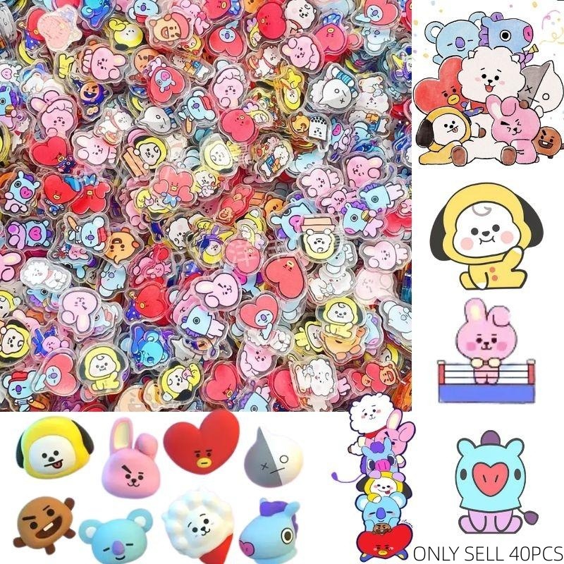 100 Mini BT21 Plat Akrilik DIY - Phone Accessories Diy ulasan dan harga