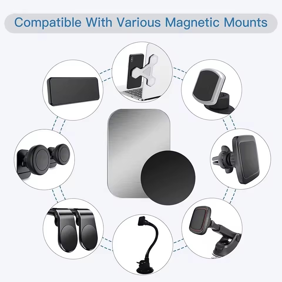 Pelat Logam Magnetik Tipis Unt - Phone Accessories Holder Car ulasan dan harga