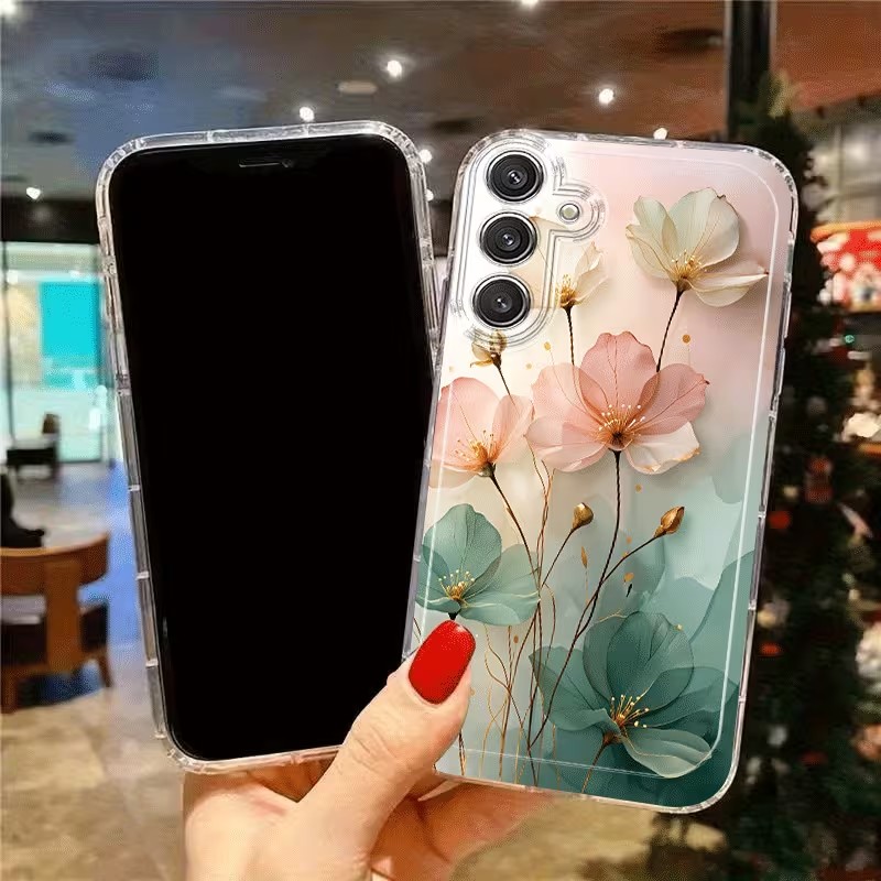 Casing Ponsel Bening Anti Seli - Samsung Accessories Phone ulasan dan harga