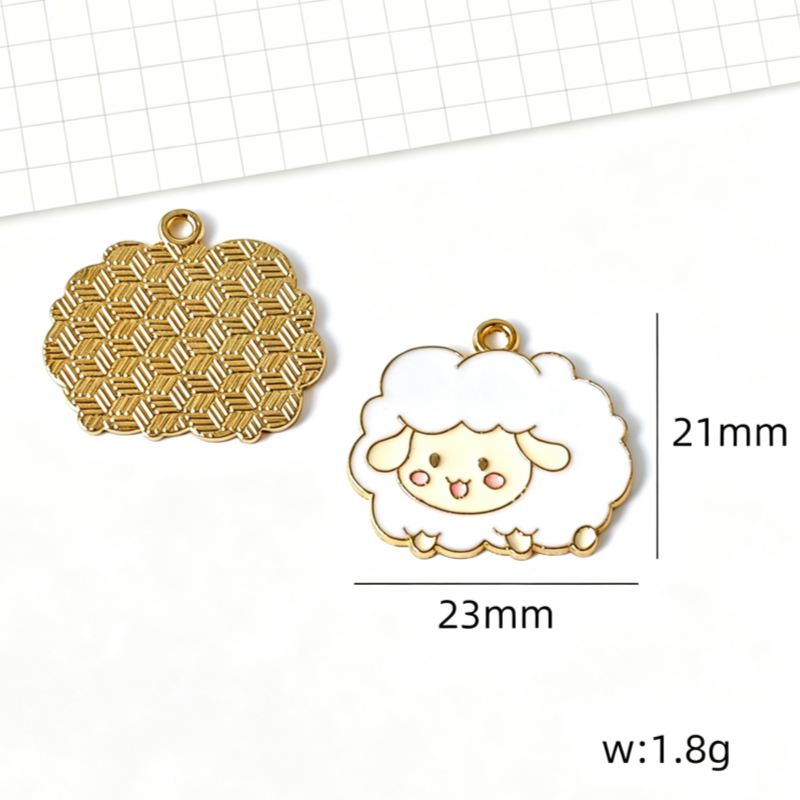 10 buah liontin kartun hewan k - Phone Accessories Diy ulasan dan harga
