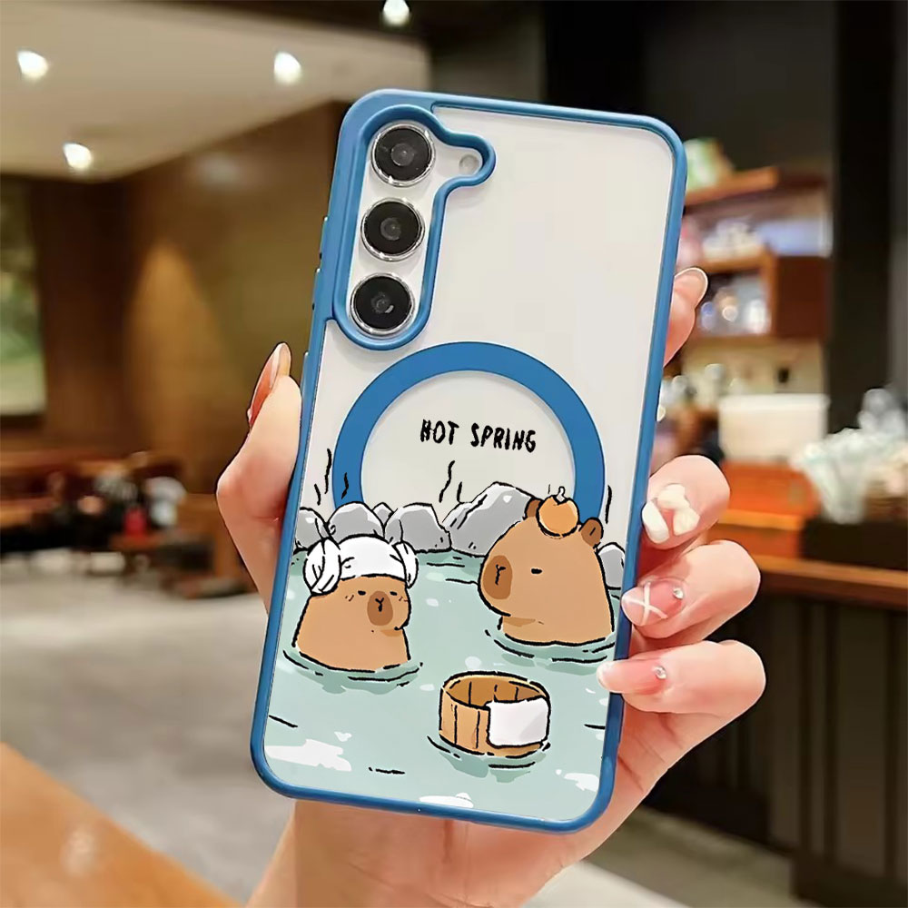 Casing Ponsel Magnetik Transpa - Samsung Accessories Phone ulasan dan harga