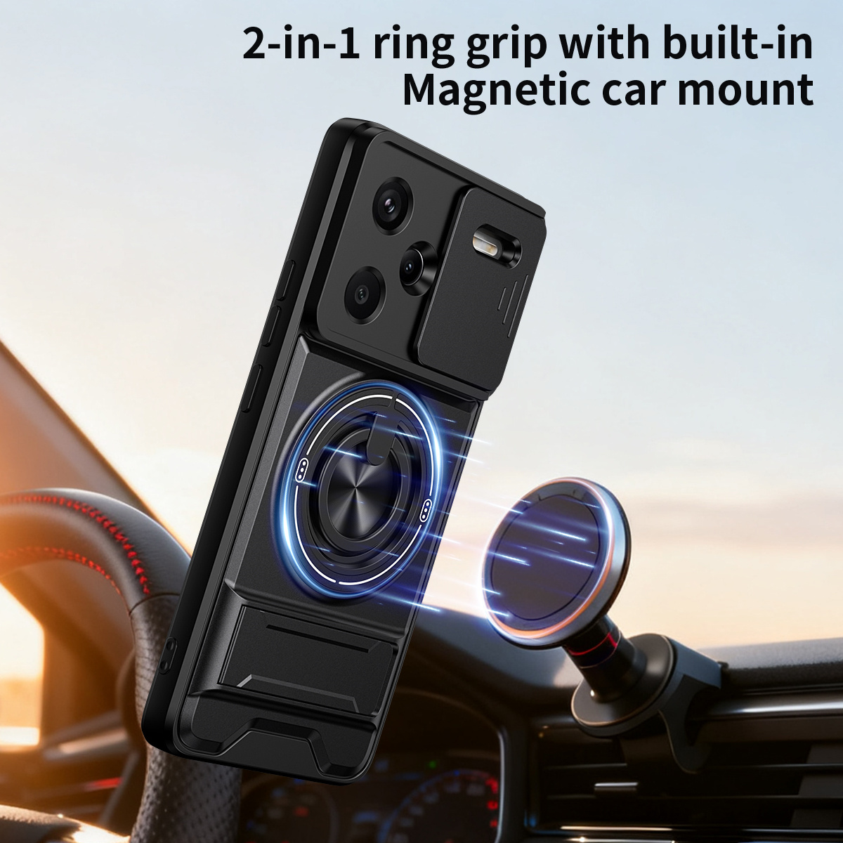 Casing Ponsel Lensa Geser untu - Phone Ring Holder ulasan dan harga