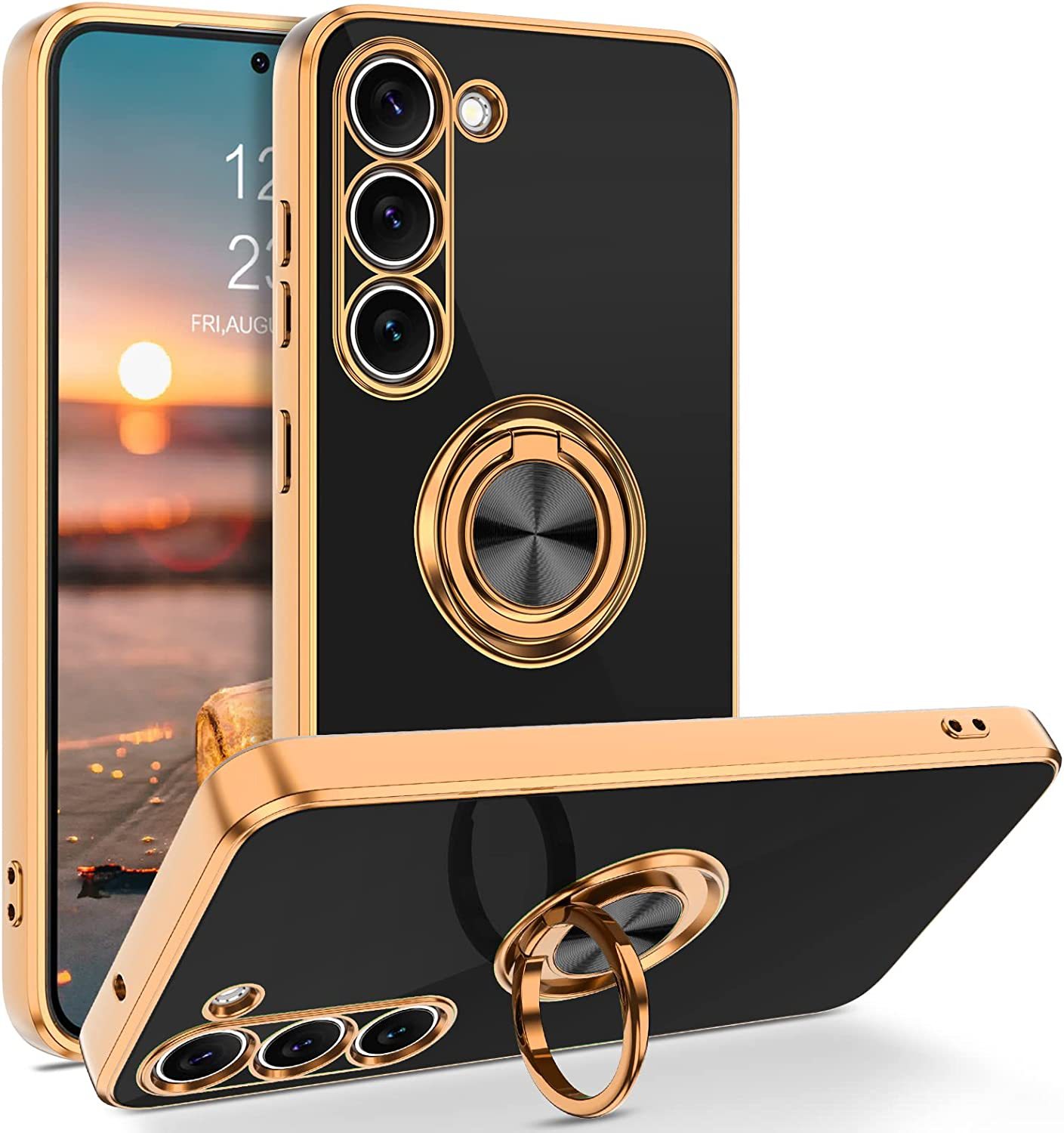 Luxury Plating Magnetic 360°Ri - Phone Ring Holder ulasan dan harga