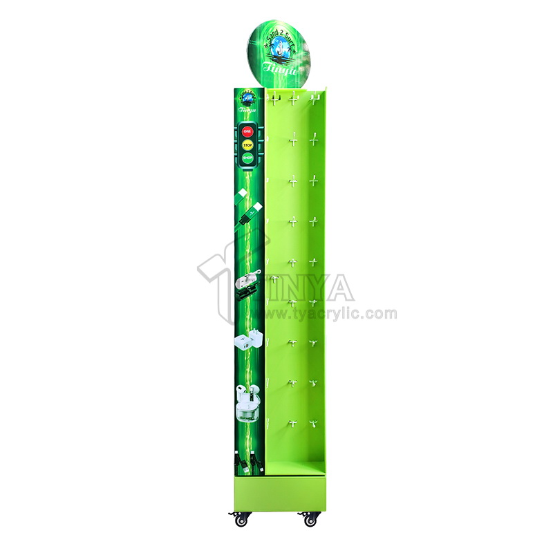 Rak Display Pengisian Daya USB - Phone Accessories Rack Display ulasan dan harga